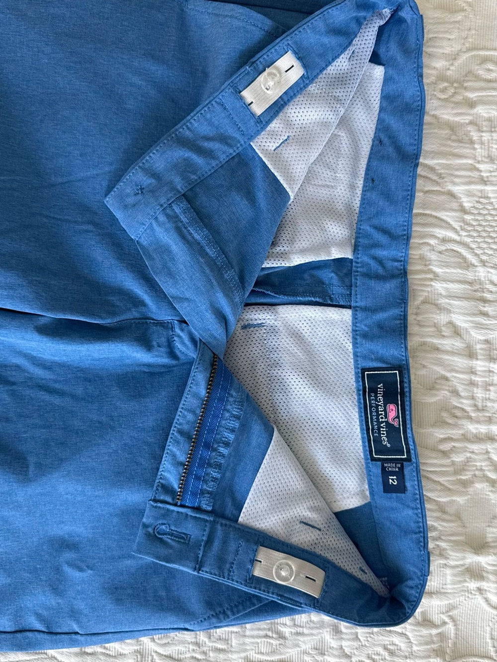 Boys Vineyard Vines Performance Shorts- Blue - Picture 4 of 4